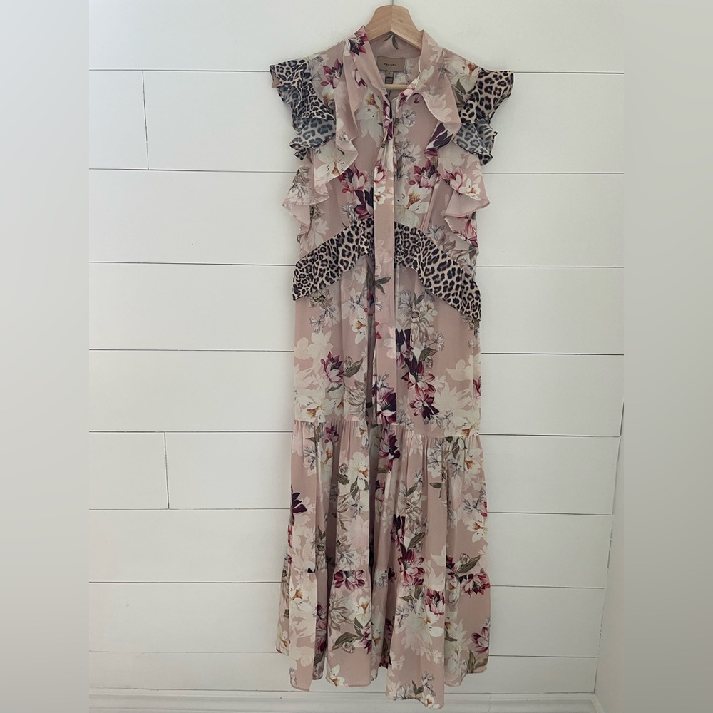 Kachel x Anthropologie Sedona Sunrise Silk Dress - Picture 3 of 11